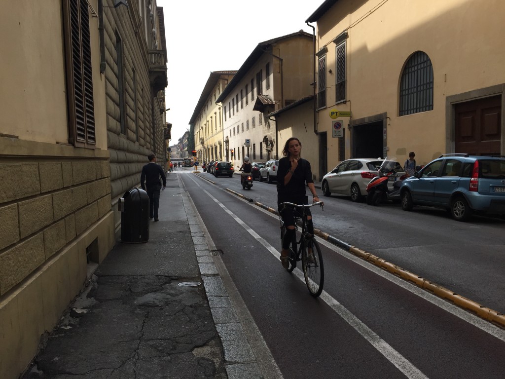 Horticulture park-bike lane